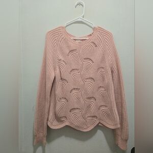 a.n.d ea wy long sleeve lightweight sweater style blouse